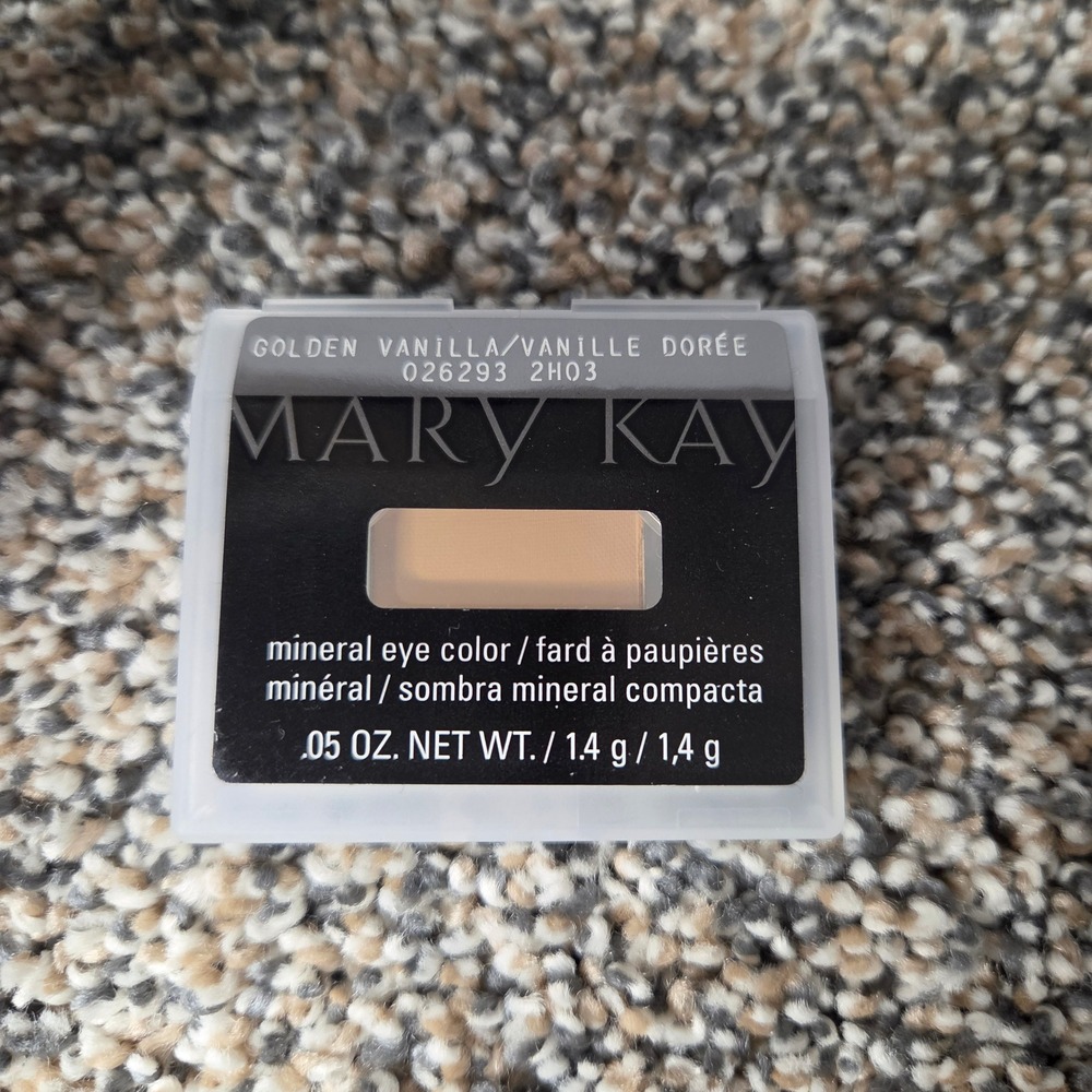 Mary Kay Mineral Eye Color Golden Vanilla 026293 Matte Eyeshadow Single 0.05 oz